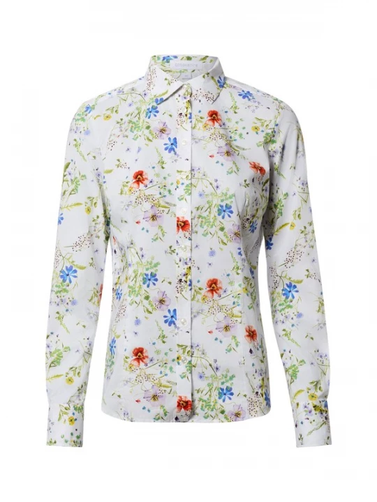 Foto van product Brookshire Blouse blauw / groen / rood / wit