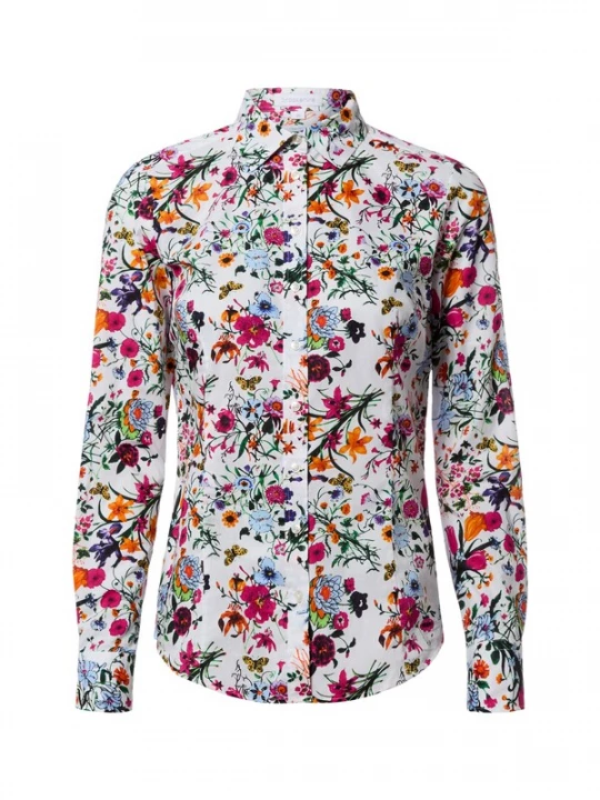 Foto van product Brookshire Blouse lichtblauw / lila / oranje / rood / wit