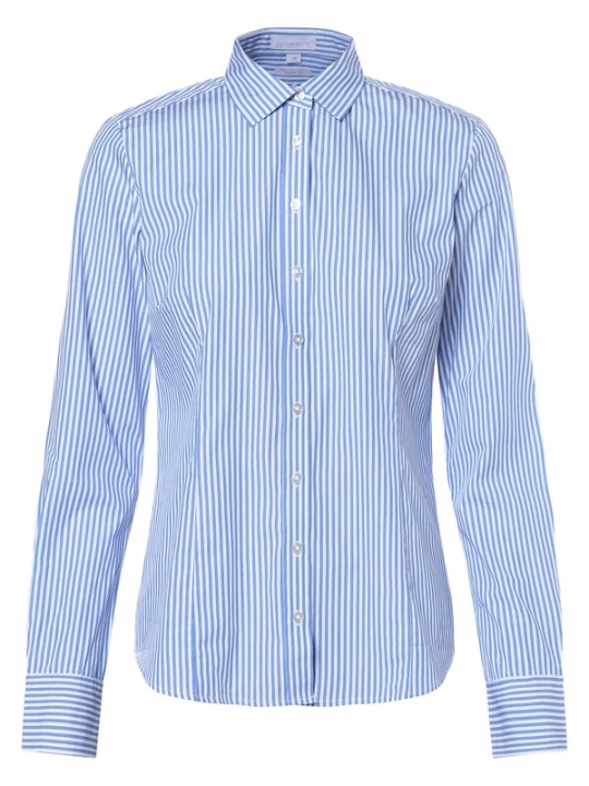 Foto van product Brookshire Blouse lichtblauw / wit