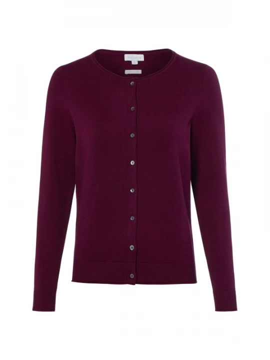 Foto van product Brookshire Gebreid vest aubergine