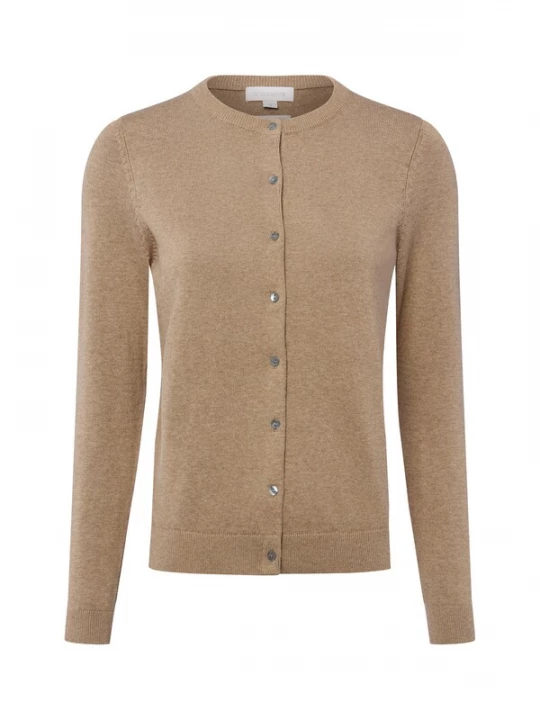 Foto van product Brookshire Gebreid vest taupe