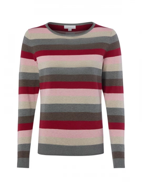 Foto van product Brookshire Trui beige / grijs / pink / rood