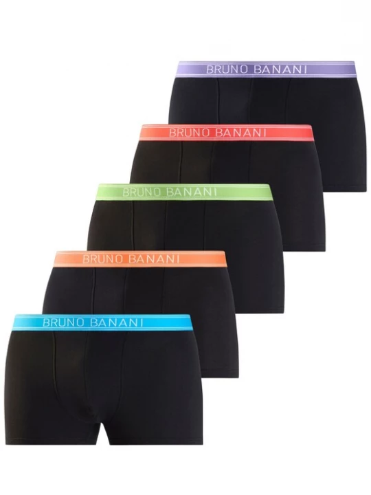 Foto van product Bruno Banani Boxershorts blauw / lila / oranje / zwart