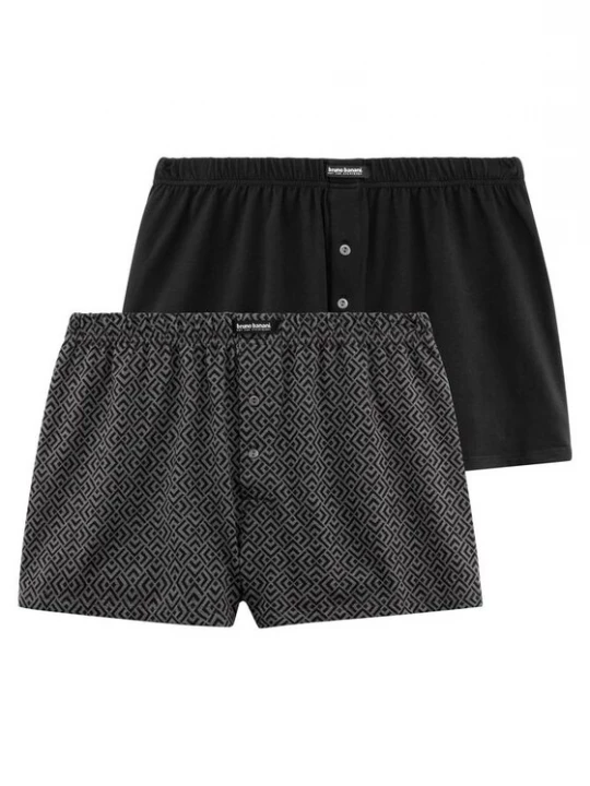 Foto van product Bruno Banani Boxershorts grijs / zwart