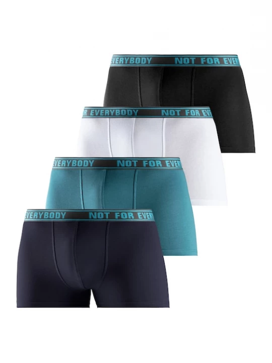 Foto van product Bruno Banani Boxershorts lichtblauw / donkerblauw / zwart / wit