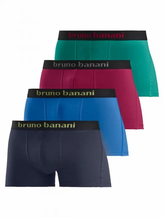 Foto van product Bruno Banani Boxershorts marine / hemelsblauw / donkergroen / rood