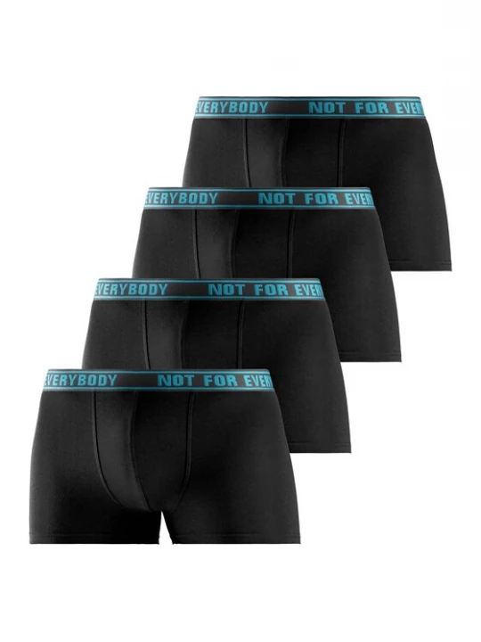 Foto van product Bruno Banani Boxershorts turquoise / zwart
