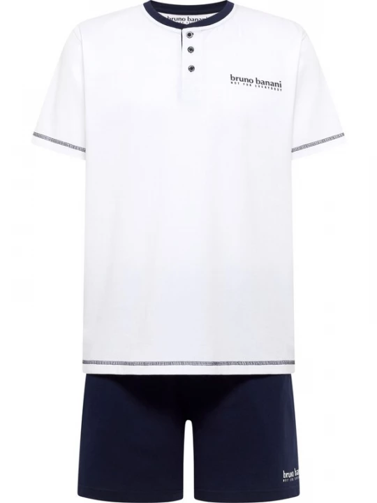 Foto van product Bruno Banani Pyjama lang 'Hammond ' zwart / wit