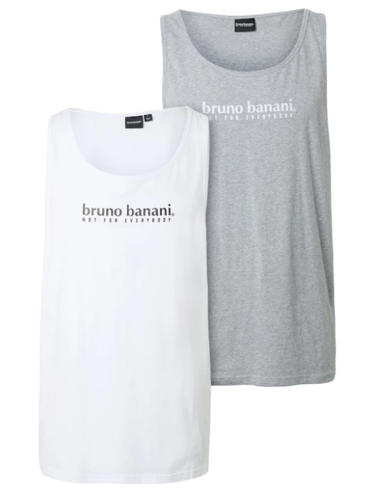 Foto van product Bruno Banani Shirt grijs gemêleerd / zwart / wit