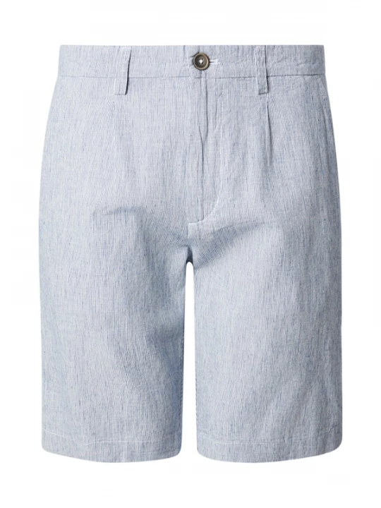 Foto van product Bruun & Stengade Chino 'Darion' navy / wit