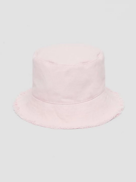 Foto van product Bucket-hat van canvas met franjes s.Oliver roze