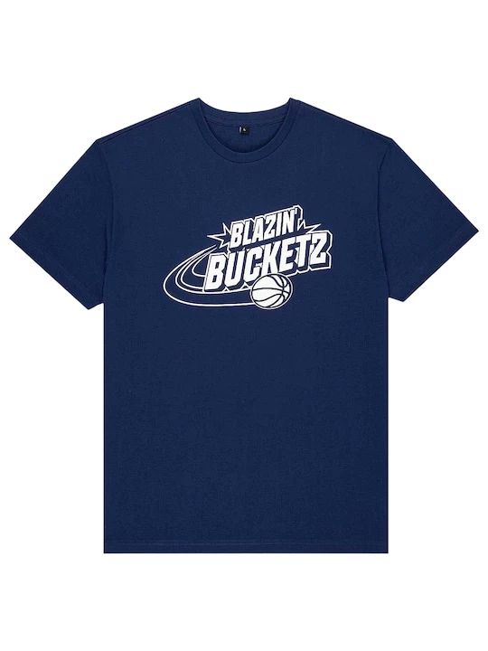 Foto van product Bucketz Shirt donkerblauw / wit