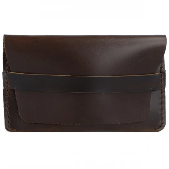 Foto van product Buckle & Seam Etui 'Lima' donkerbruin