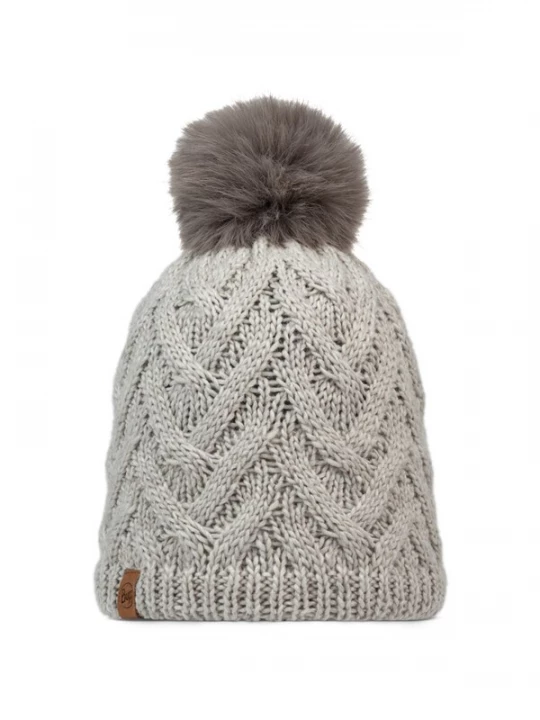 Foto van product BUFF Muts 'Buff Knitted Fleece Caryn Beanie' grijs