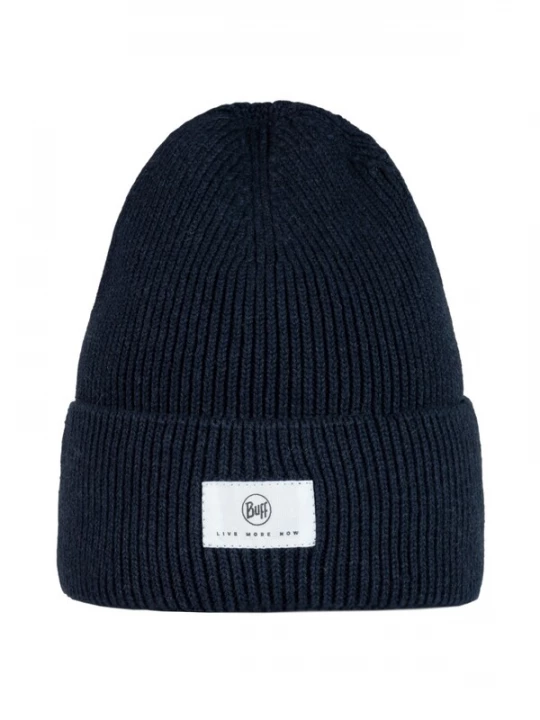 Foto van product BUFF Muts 'Buff Knitted Hat Beanie' donkerblauw