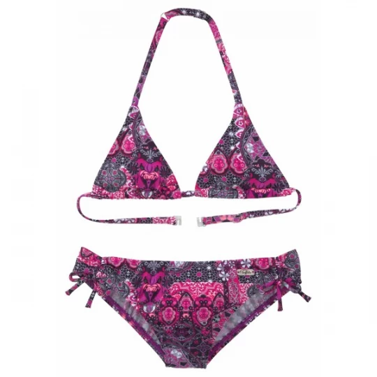 Foto van product BUFFALO Bikini antraciet / pink / zwart