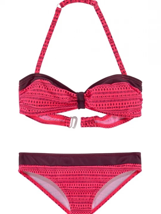 Foto van product BUFFALO Bikini pink / bordeaux