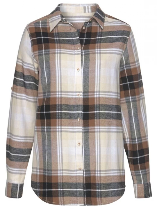 Foto van product BUFFALO Blouse 'Buffalo' beige / bruin / grijs / zwart