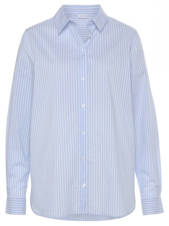 Foto van product BUFFALO Blouse lichtblauw / wit