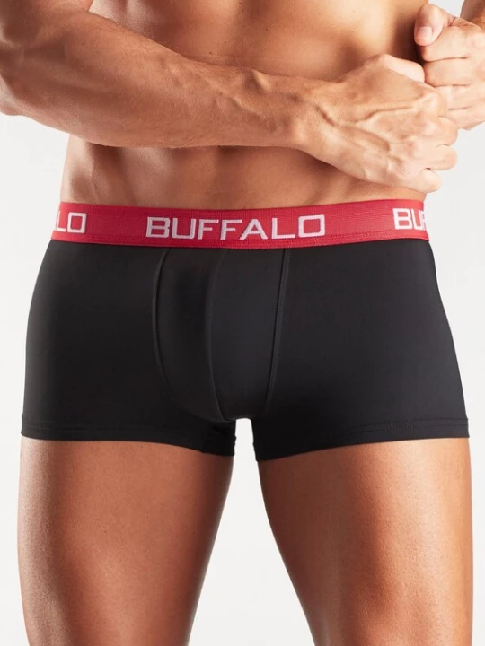 Foto van product BUFFALO Boxershorts geel / lila / rood / zwart
