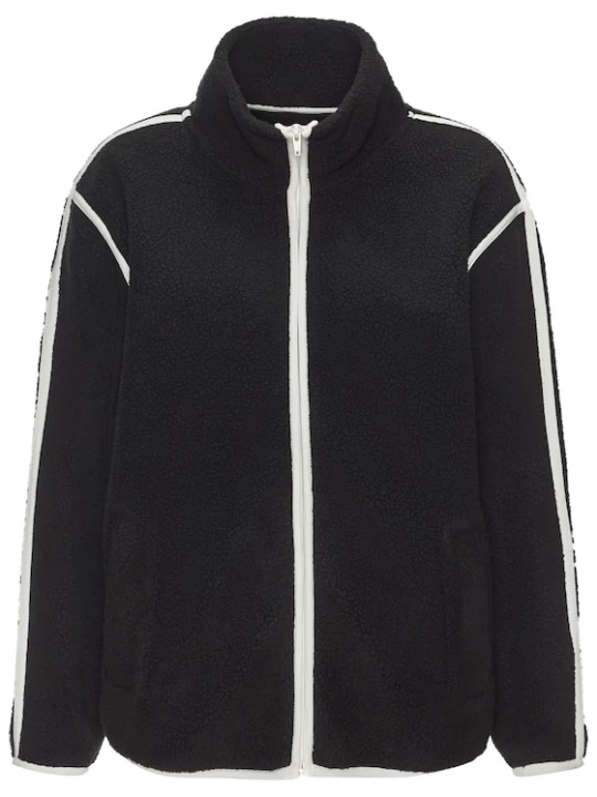 Foto van product BUFFALO Fleece jas zwart / wit