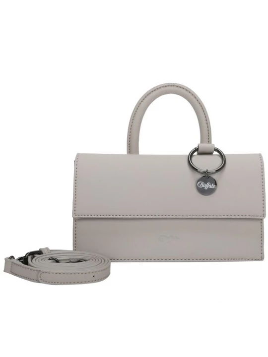Foto van product BUFFALO Handtas 'Clap01' taupe / zilver