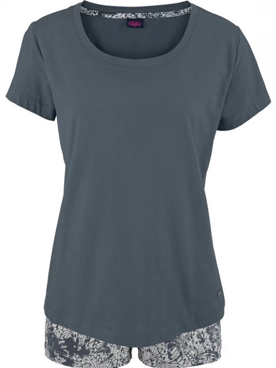 Foto van product BUFFALO Korte pyjama duifblauw / lichtgrijs