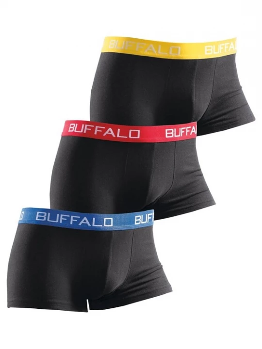 Foto van product BUFFALO Onderbroek hemelsblauw / geel / lichtrood / zwart