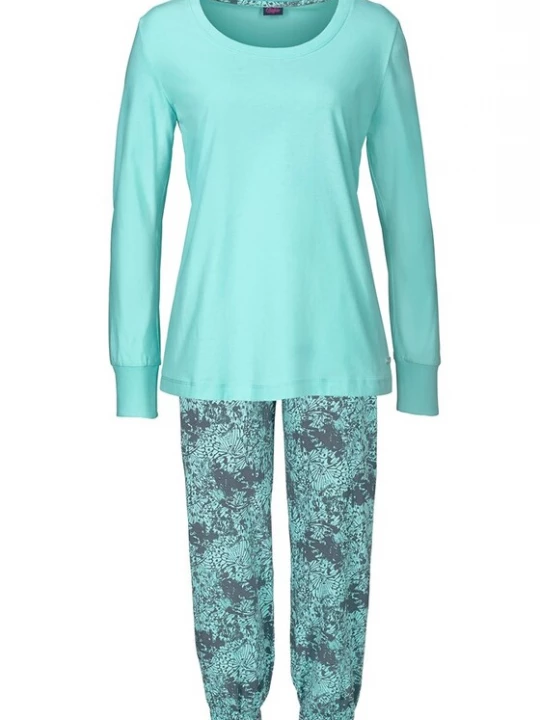 Foto van product BUFFALO Pyjama turquoise / duifblauw
