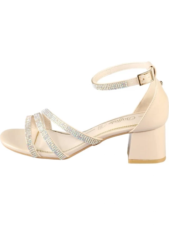 Foto van product BUFFALO Sandalen met riem beige / zilver