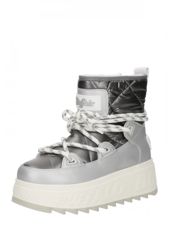 Foto van product BUFFALO Snowboots 'Eliza' donkergrijs / zilver