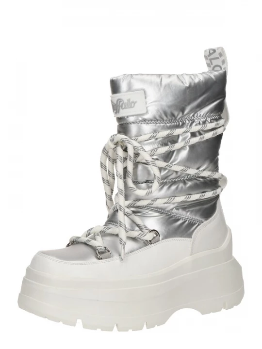 Foto van product BUFFALO Snowboots 'Olympia' zilver / natuurwit
