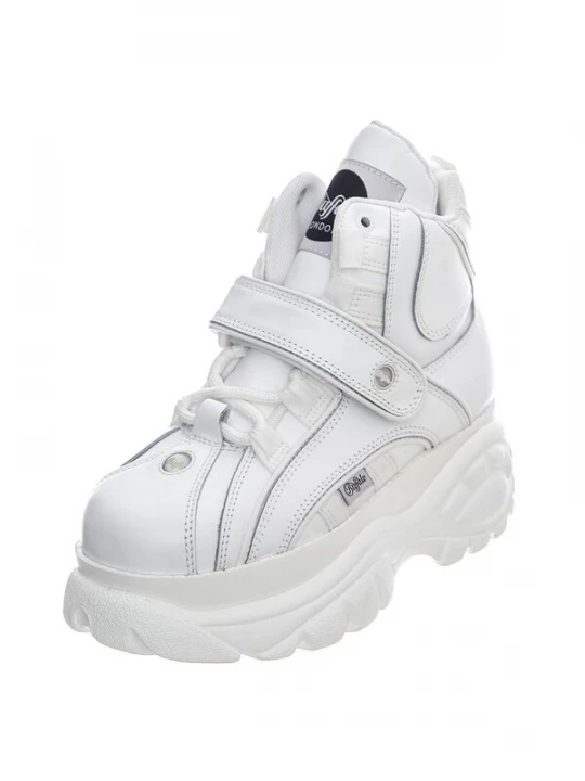 Foto van product BUFFALO Sportieve veterschoen 'Leather 1348-14 Boots' wit