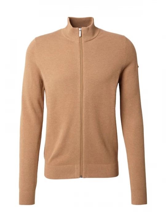 Foto van product bugatti Gebreid vest taupe