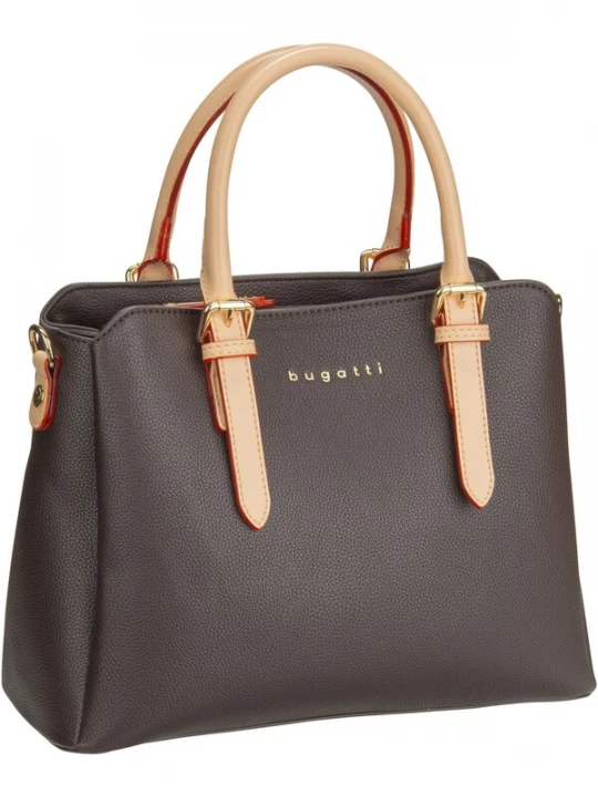Foto van product bugatti Handtas 'Ella' nude / chocoladebruin / goud