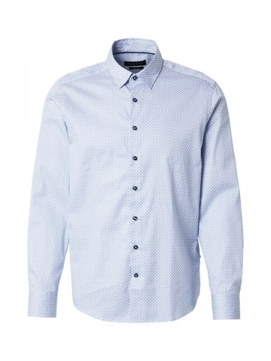 Foto van product bugatti Overhemd blauw / wit