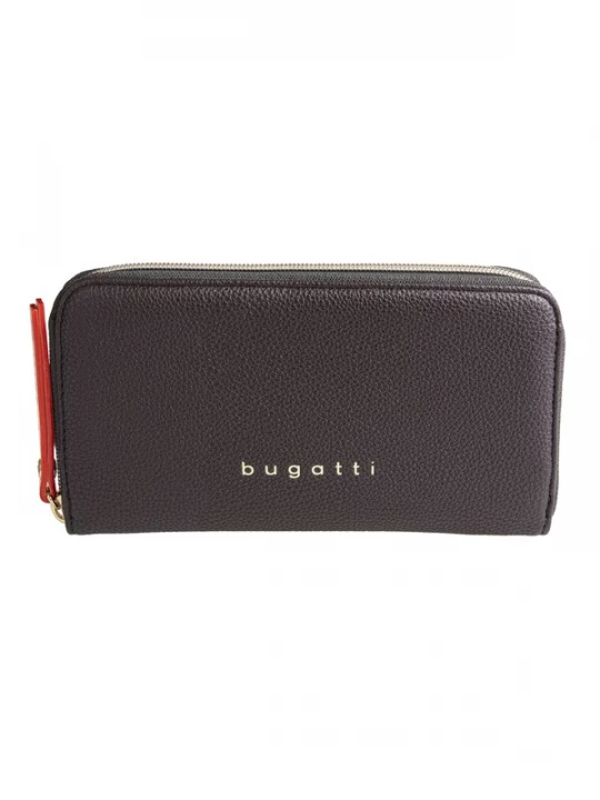 Foto van product bugatti Portemonnee 'Ella' donkerbruin / goud