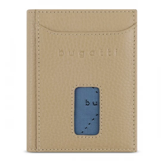 Foto van product bugatti Portemonnee 'Secure Slim' beige / duifblauw