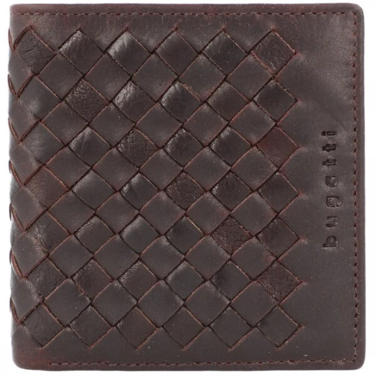 Foto van product bugatti Portemonnee 'Woven' donkerbruin