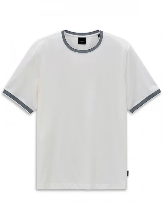 Foto van product bugatti Shirt blauw gemêleerd / wit