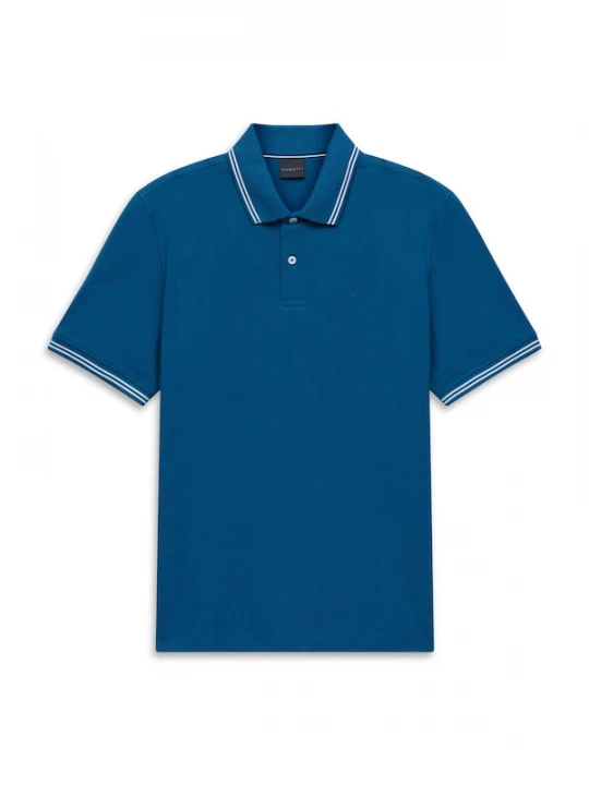 Foto van product bugatti Shirt blauw / wit