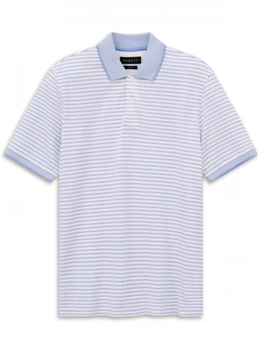 Foto van product bugatti Shirt duifblauw / wit