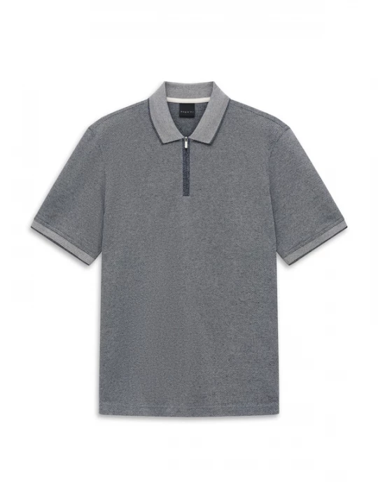 Foto van product bugatti Shirt grijs gemêleerd
