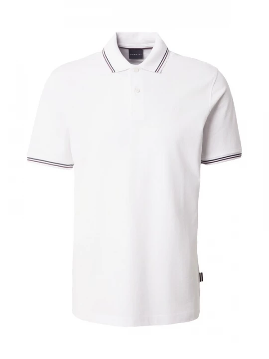 Foto van product bugatti Shirt marine / braam / wit