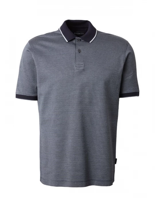 Foto van product bugatti Shirt marine / wit
