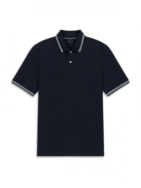 Foto van product bugatti Shirt marine / wit