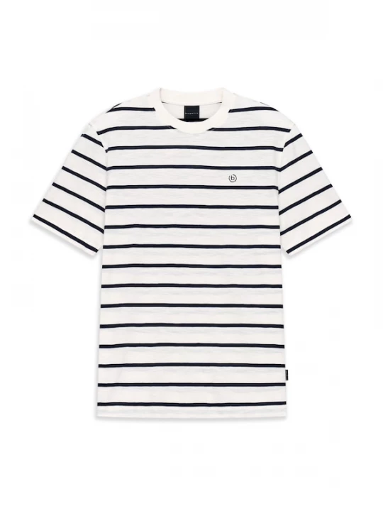 Foto van product bugatti Shirt marine / wit gemêleerd