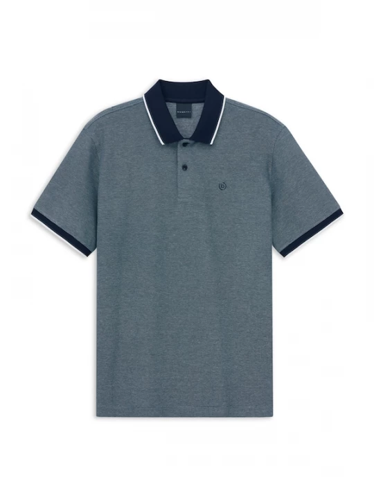 Foto van product bugatti Shirt navy / petrol / wit
