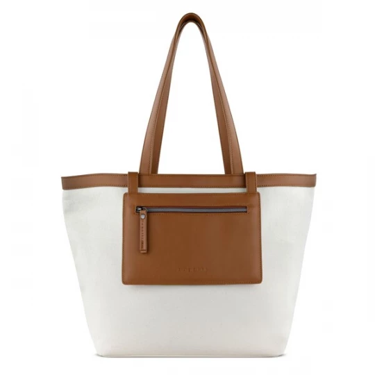 Foto van product bugatti Shopper 'Elena' sand / wit