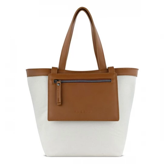 Foto van product bugatti Shopper 'Elena' sand / wit